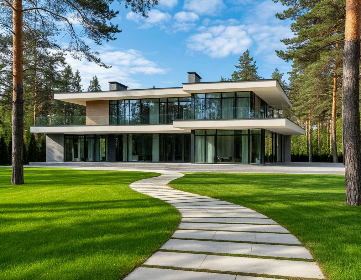 Постройка делюкс резиденции: проекты и цены