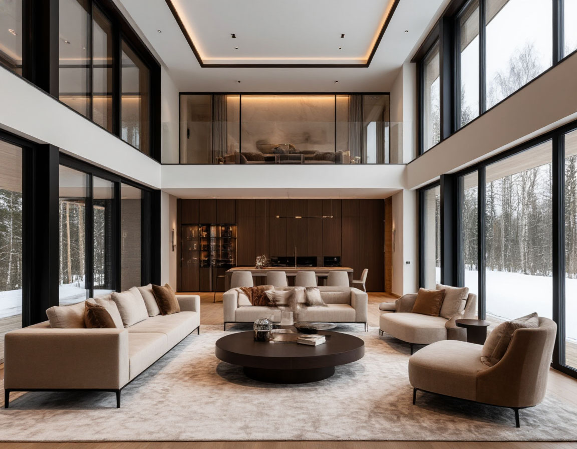 Отделка элитных коттеджей