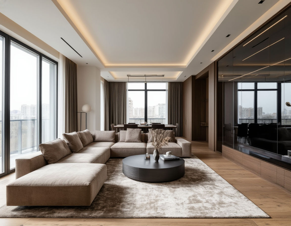 Фото дорогостоящей отделки жилья в Москве