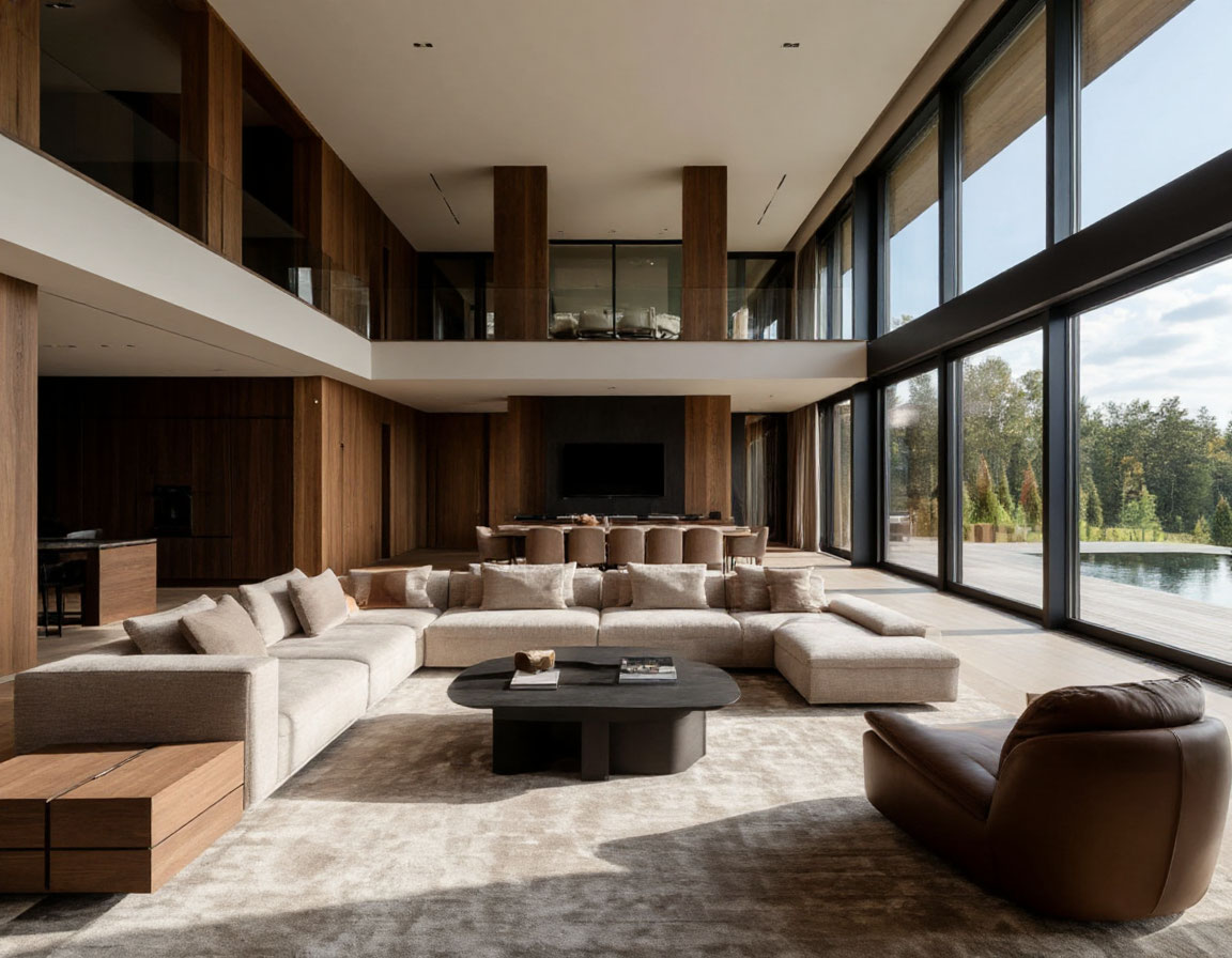 Дизайнерский ремонт  домов