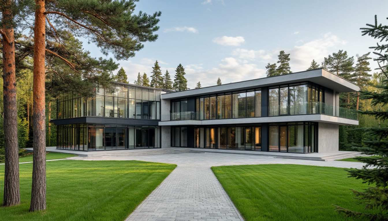 Люксковая стройка под Москвой фото